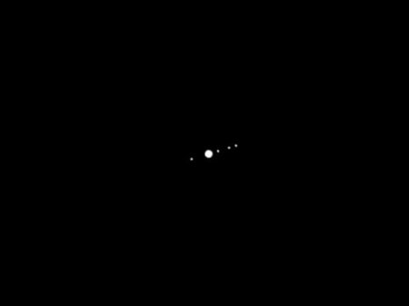 Jupiter in binoculars